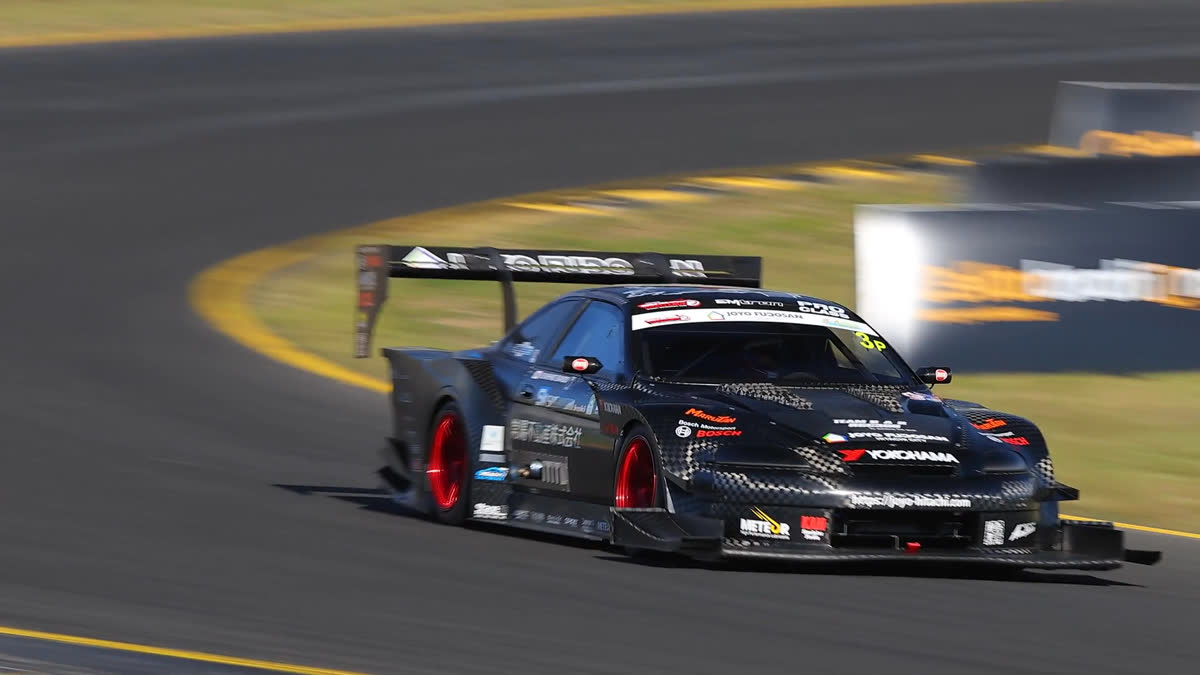 The B-A-R RSC300 on track at World Time Attack Challenge